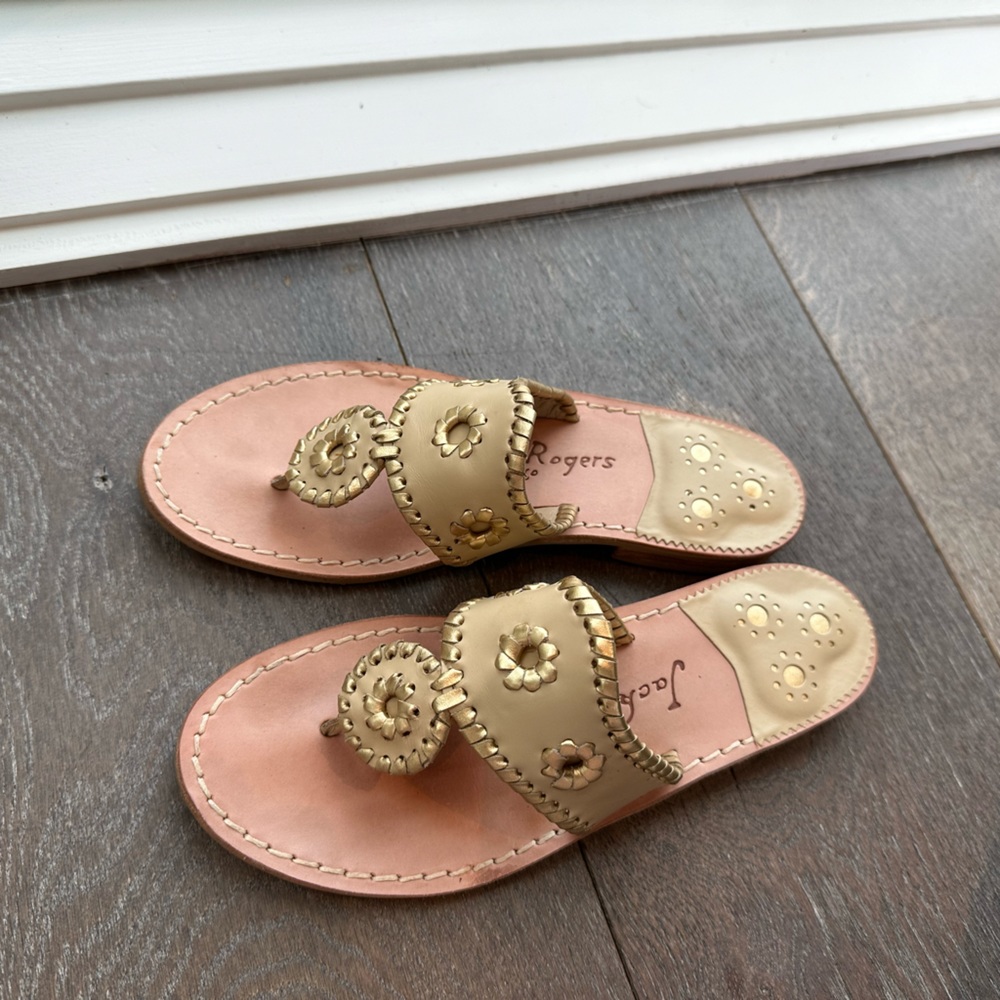 Authentic Jack Rogers Girls 3Y sandals. Worn 2-3 times.